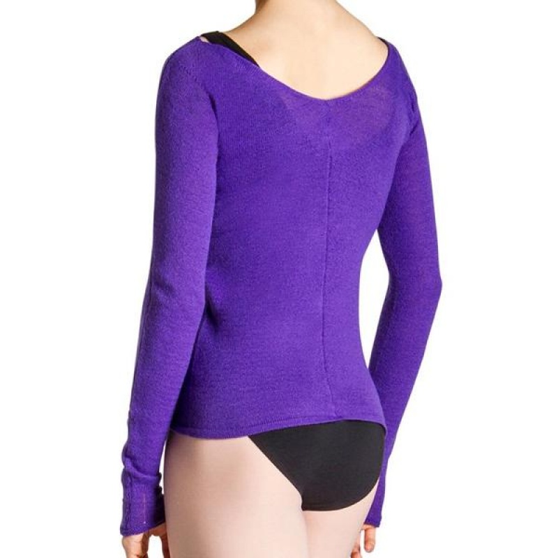 Maglieria Bloch Kara Long Sleeve Donna Viola | ITJVR89646