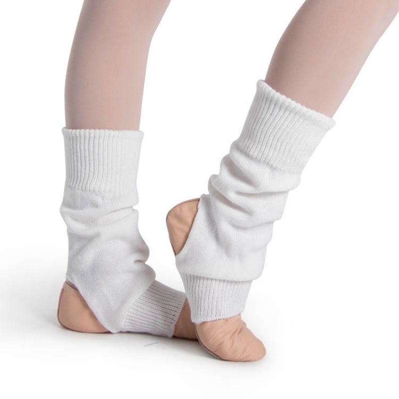 Maglieria Bloch Stirrup Legwarmers Bambino Bianche | GITEC71217