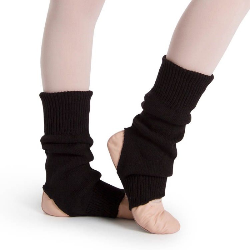 Maglieria Bloch Stirrup Legwarmers Bambino Nere | XITBH95885