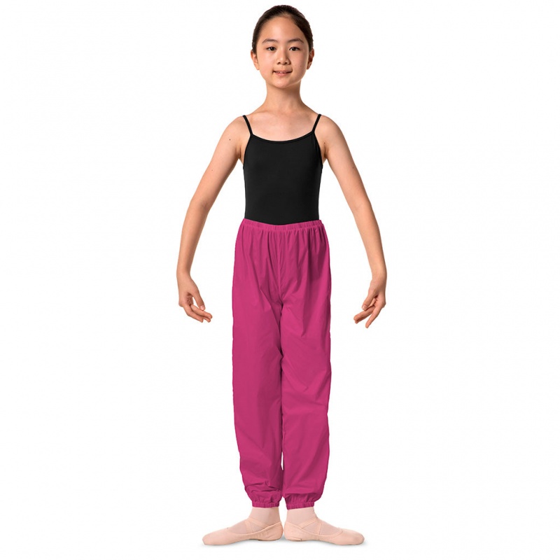 Pantaloni Bloch Children Ripstop Pants Bambino Raspberry | PITER14866