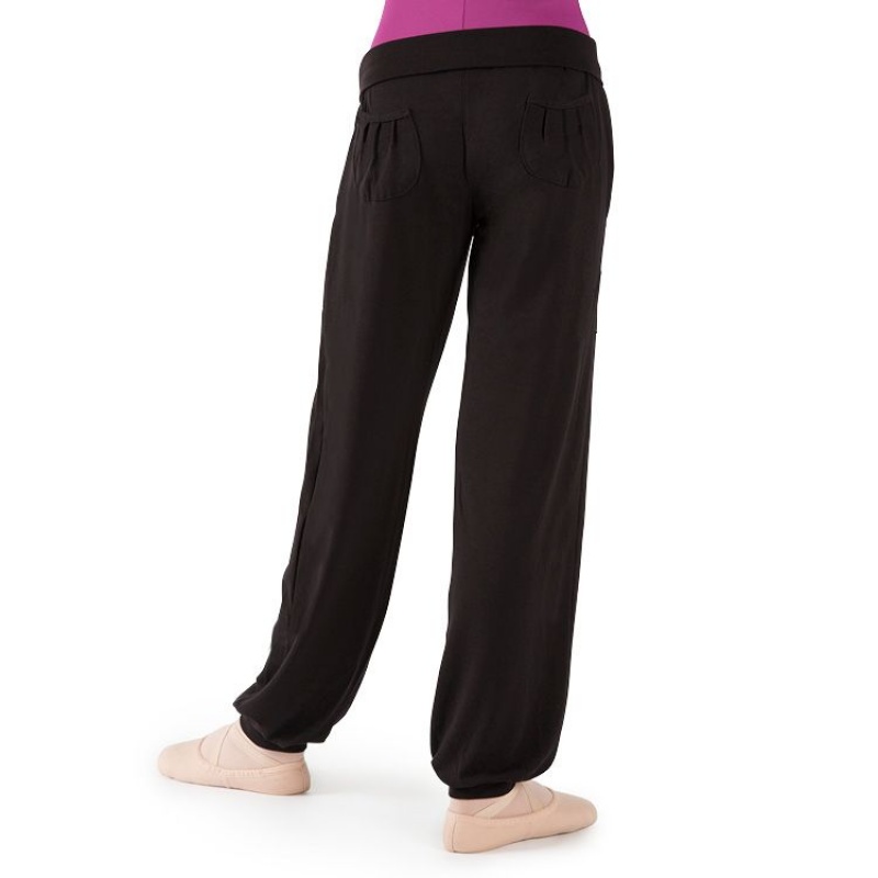 Pantaloni Bloch Mirella Mapelle Harem Pant Bambino Nere | ITNZX47540