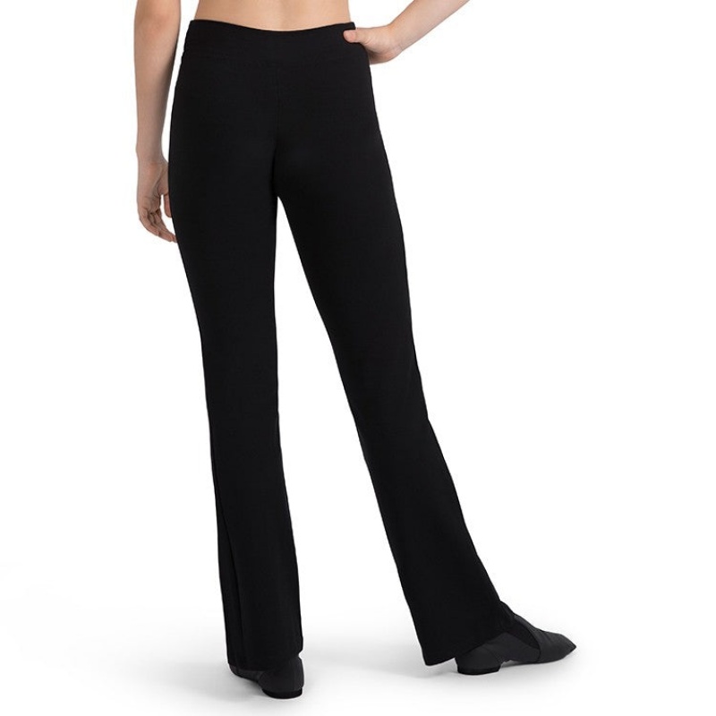 Pantaloni Bloch V Front Full Length Jazz Donna Nere | LITSX20435