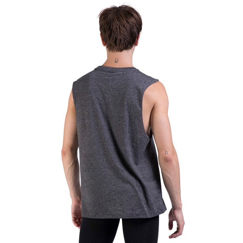 Top Bloch Harris Relaxed Drop Arm Muscle Uomo Corallo | EITVG54792