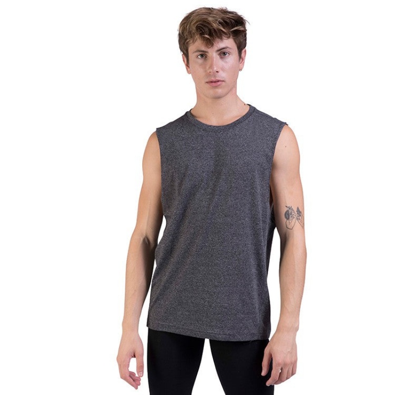 Top Bloch Harris Relaxed Drop Arm Muscle Uomo Corallo | EITVG54792