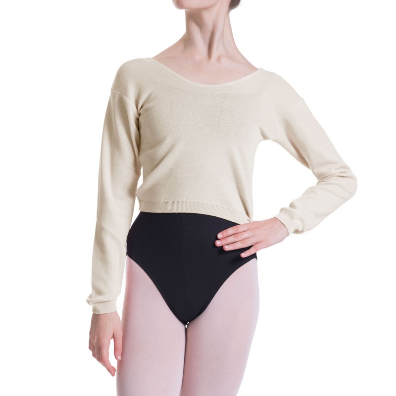 Top Bloch Overt Cropped Long Sleeve Maglia Donna String | ITEGJ28537