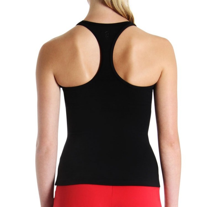 Top Bloch T Back Singlet Donna Nere | XITGW51368