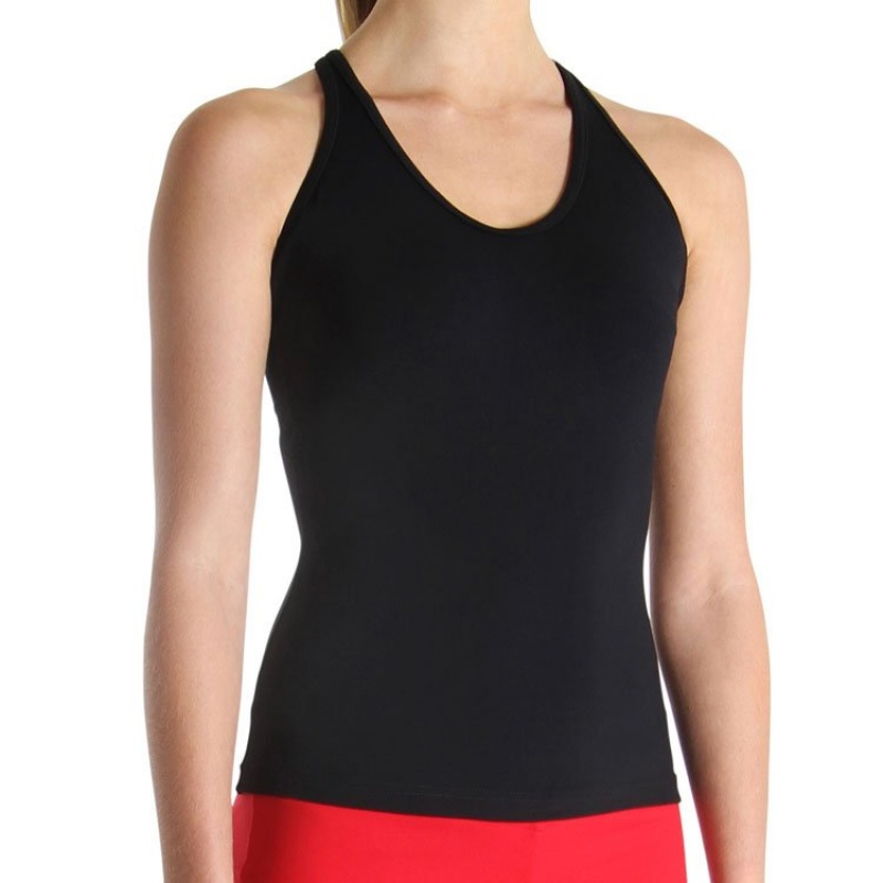 Top Bloch T Back Singlet Donna Nere | XITGW51368