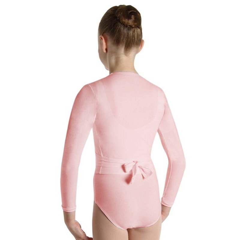 Top Bloch Xenia Cross-Over Bambino Rosa Chiaro | LITTR26006