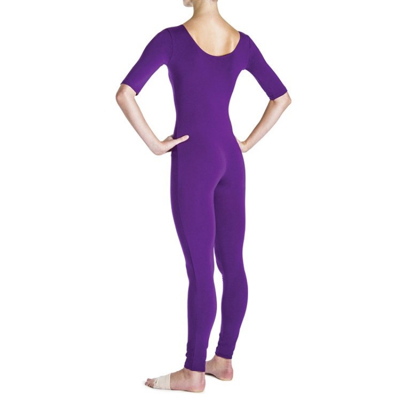 Unitard Bloch Euna ¾ Sleeve Donna Viola | ITJBT76601