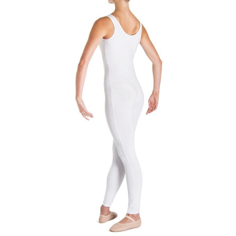 Unitard Bloch Utano Scoop Neck Donna Bianche | LITTR74546