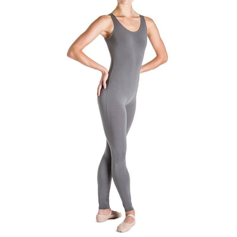 Unitard Bloch Utano Scoop Neck Donna Slate | MITFT24230