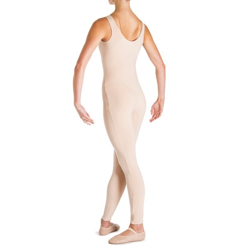 Unitard Bloch Utano Scoop Neck Donna Wheat | ITZPD48834